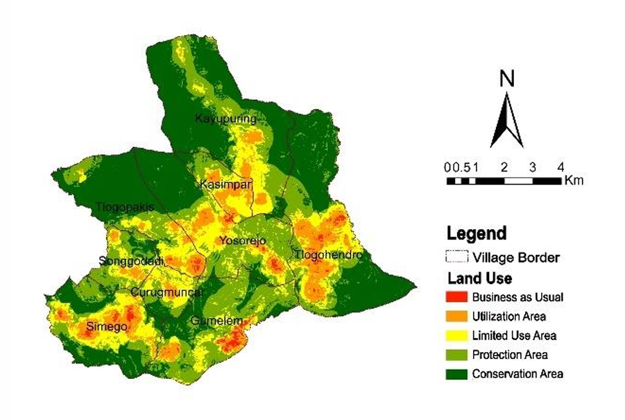 Formulating the Direction of Community Land Use to Support the Conservation of Javanese Gibbon (Hylobates moloch) Habitat at Petungkriyono, Central Java
